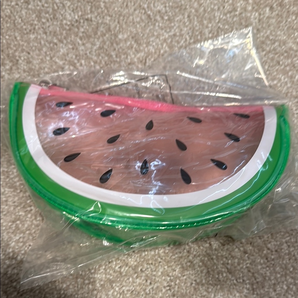 Watermelon Slice Cosmetic Bag